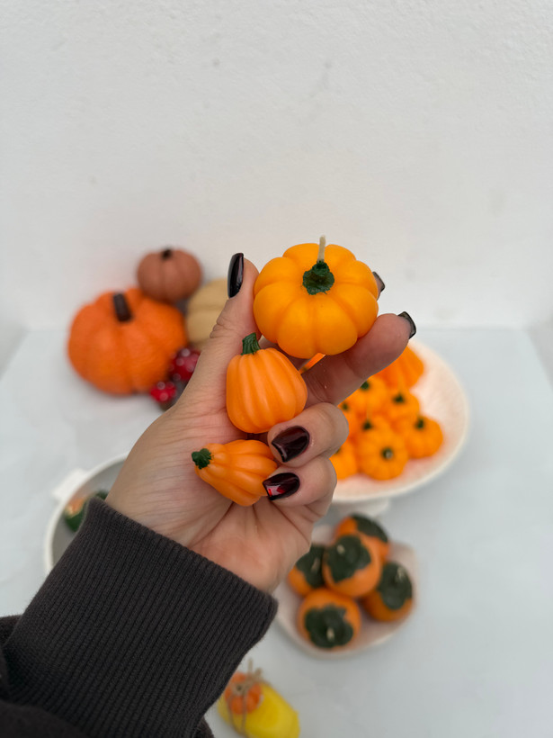 شمع کدو تنبل دکوری